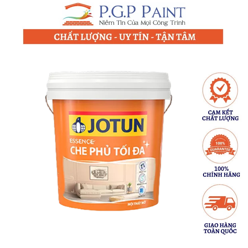 Sơn nội thất jotun essence che phủ tối đa mờ 1l