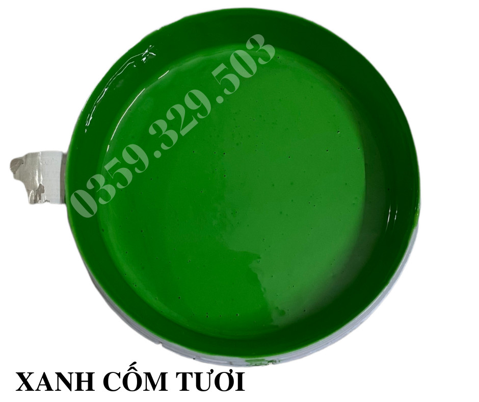 Sơn màu xanh cốm tươi ngoại thất