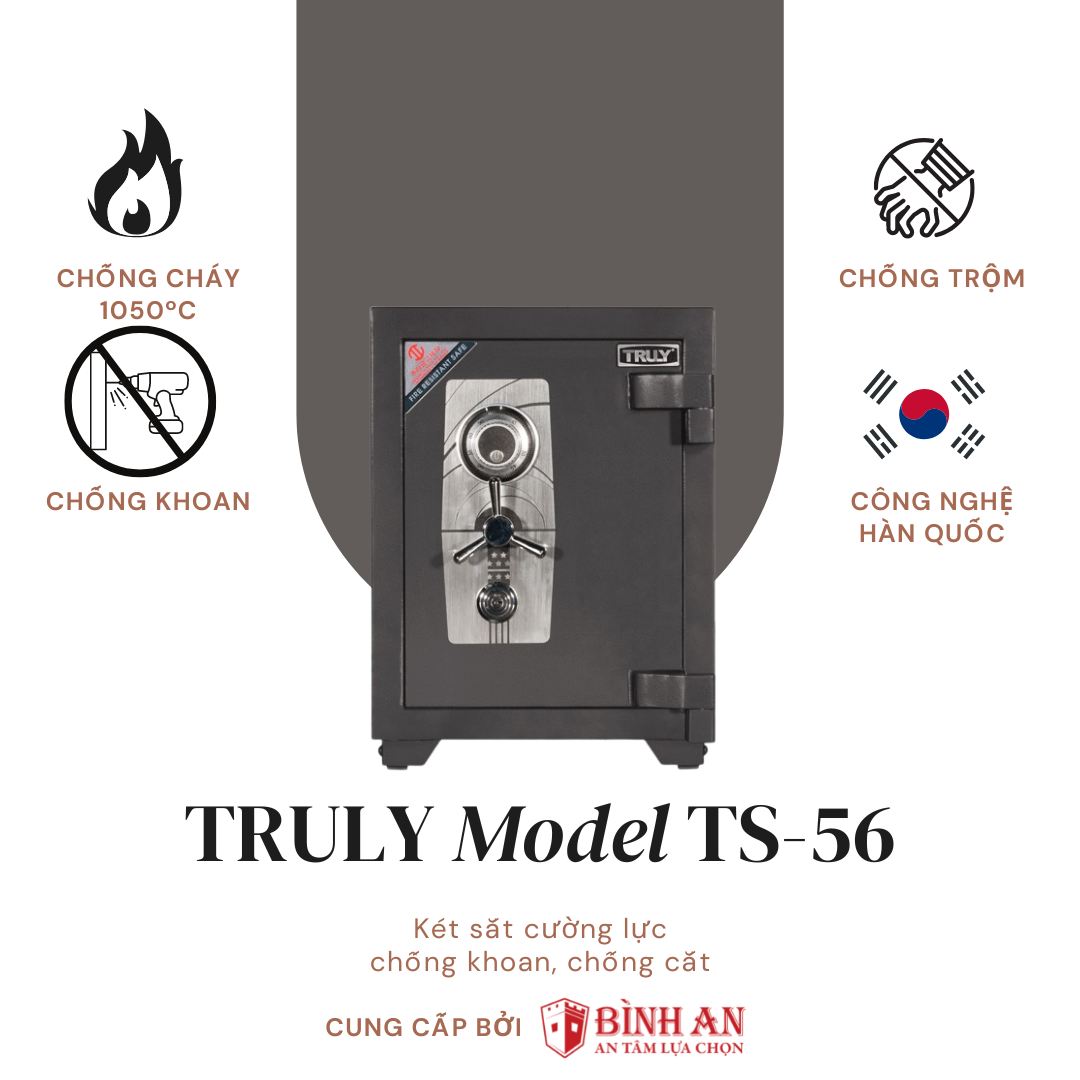 Két sắt truly ts-56 siêu cường chống đập hàn quốc