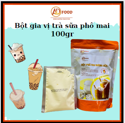 100g Bột phô mai pha trà sữa thơm ngon