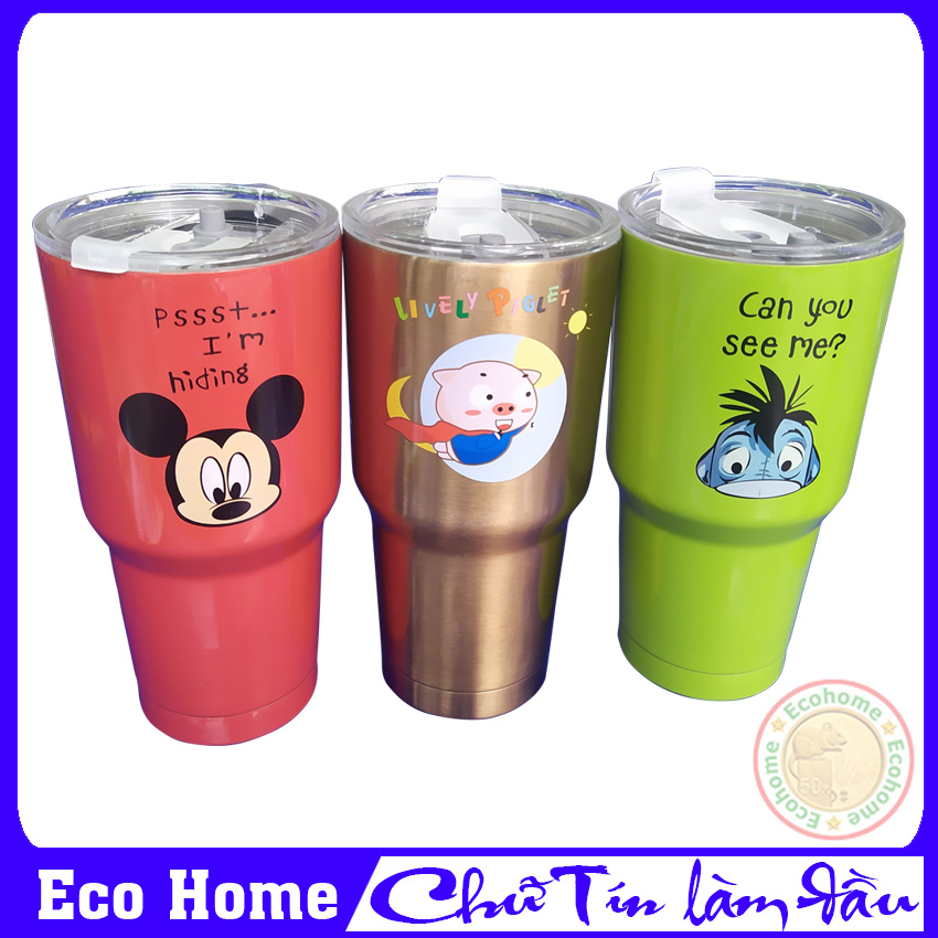 Ly giữ nhiệt Thái Lan 900ml, Bình giữ nhiệt Thái loại tốt - Bảo hành 1 đổi 1 trong vòng 7 ngày tại Eco Home