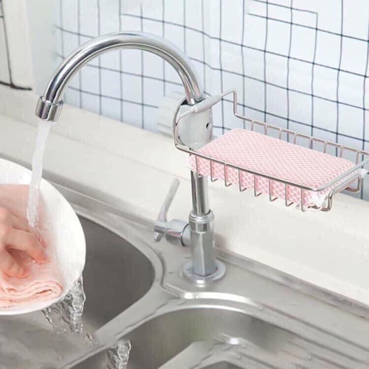 Giá Gắn Vòi Nước Bồn Rửa Bát Bằng Inox