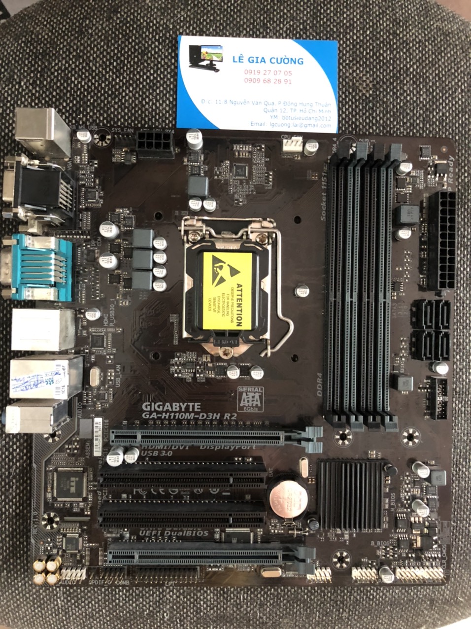 Mainboard gigabyte ga- h110m-d3h