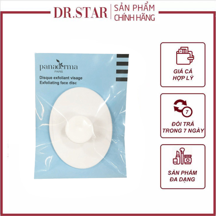 Miếng rửa mặt massage silicon panaderma - dr star loại bỏ tế bào chết, mụn đầu đen, kích thích lưu thông máu, an toàn cho da