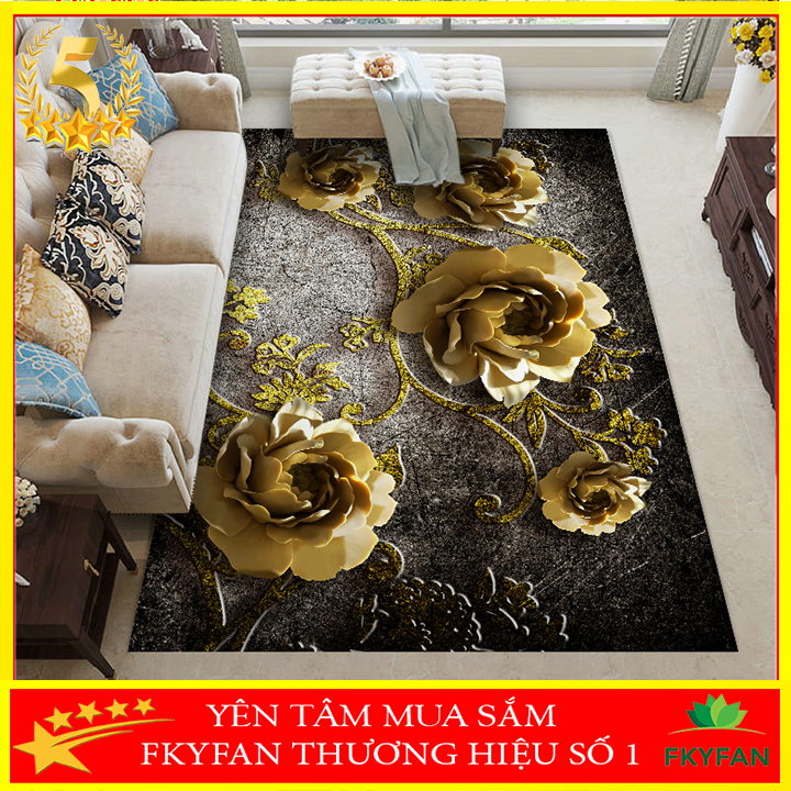 Thảm Sàn Bali Trải Sàn 1m6 x 2m3 và 2m x 3m - Thảm Lì Bali Hàng Đẹp ( Mặt Sau Chống Trơn Trượt) Thảm trải sàn phòng khách Thảm trải sàn phòng ngủ sang trọng tiện lợi tham trai san