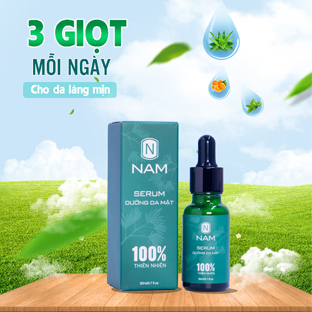 Serum dưỡng da mặt nam 20ml - thiên nhiên việt