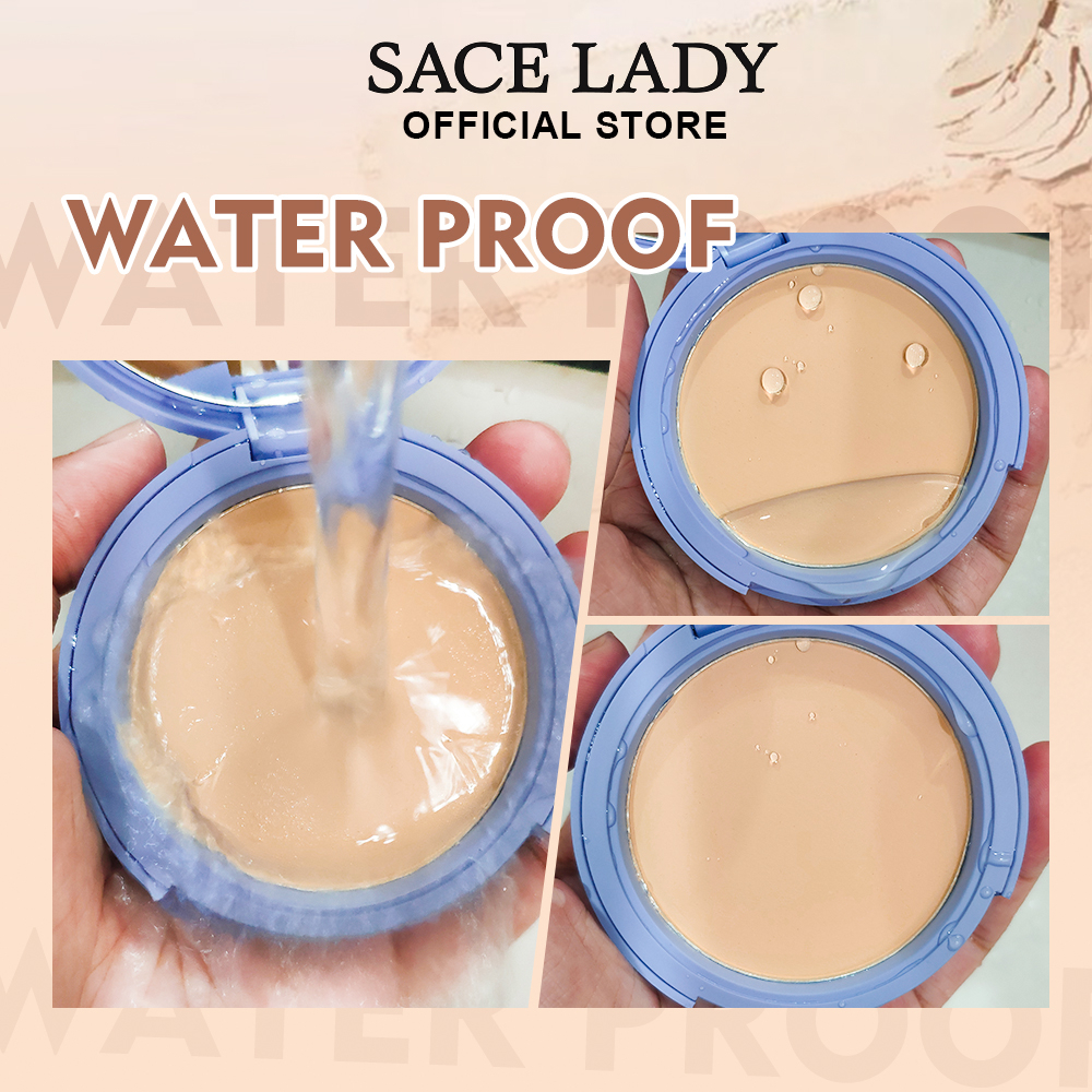 Phấn phủ dạng nén SACE LADY lâu trôi kháng nước kiềm dầu