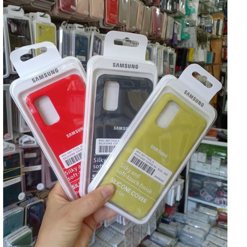 Ốp lưng silicon chống bẩn samsung S20 / S20 plus / S20 ultra nhiều màu