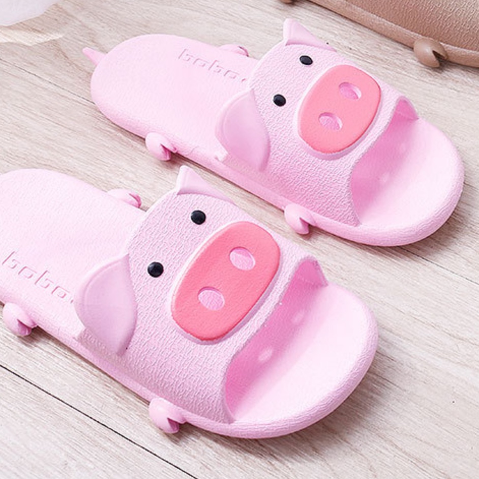 [TONY DEP]Dép đi trong nhà/văn phòng chống trượt hình heo dễ thương