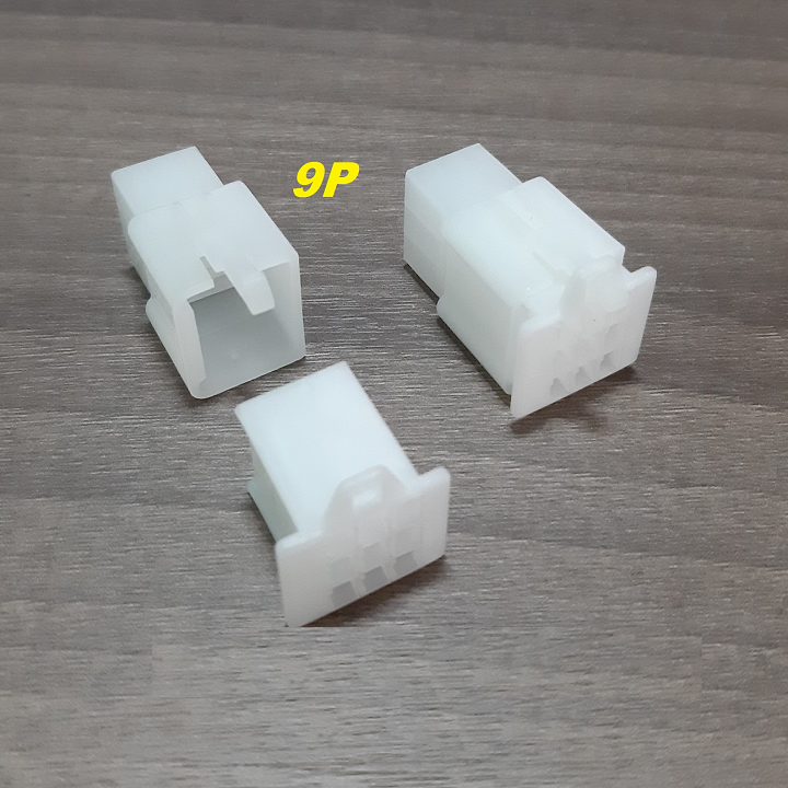 Jack nhựa 9p đực - cái 2.8mm, không kèm cos
