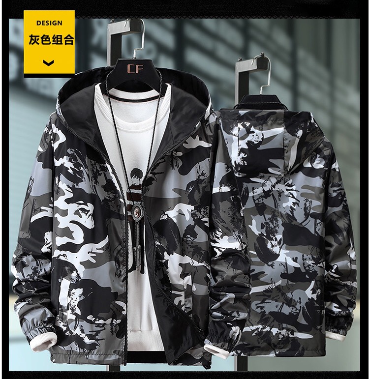 Áo Khoác Dù Nam Nữ 3D Độc Đáo Với Kiểu Phối Sơn Loang Màu, Hot Hè 2020.XT