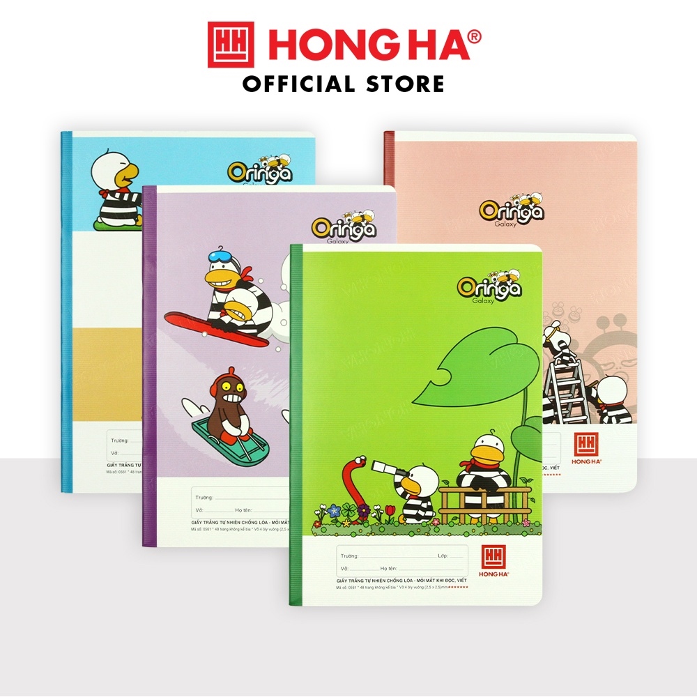 ❈ [Mã 995 giảm 10 đơn 99K] Vở 4 Ô ly 48 trang ol nga giấy trắng tự nhiên 0561 (05 yển)