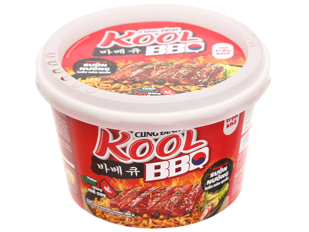 Mì trộn Cung Đình Kool vị sườn nướng tô 99g