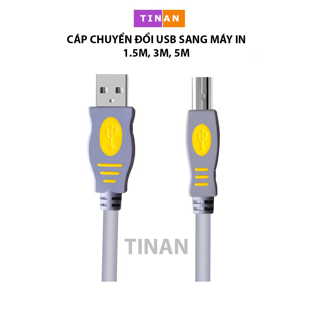 Cáp chuyển đổi usb sang máy in, dùng cho máy tính bàn, laptop