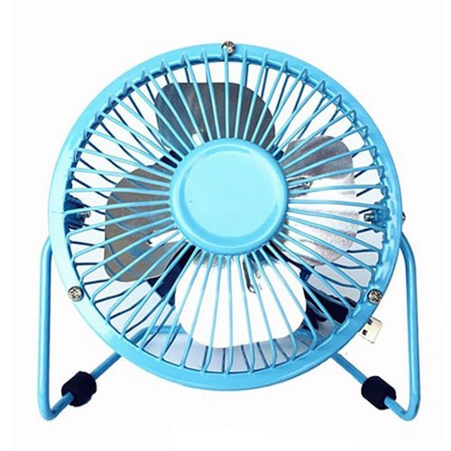 Combo 2 quạt lồng sắt mini Fan USB