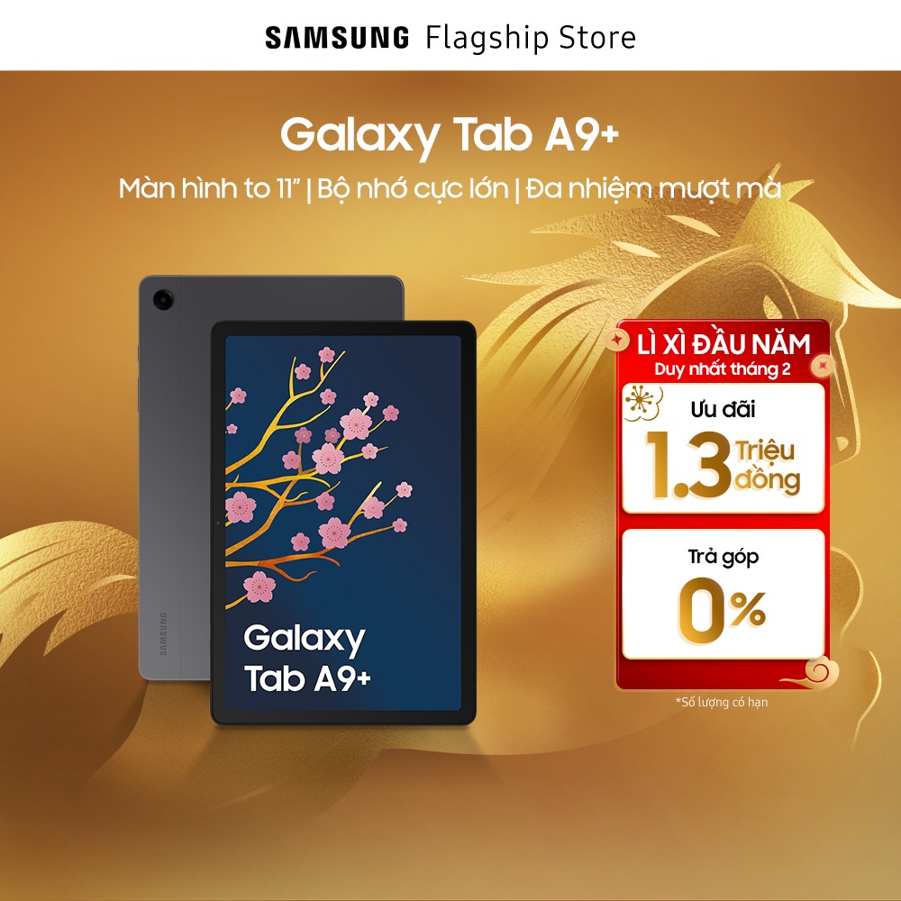 [PHI MÃ SĂN DEAL 2-3.2] [DEAL GIỚI HẠN] Máy tính bảng Samsung Galaxy Tab A9+ Wifi (4GB/ 64GB) Giá 3,990,000 Đồng*Miễn phí vận chuyển