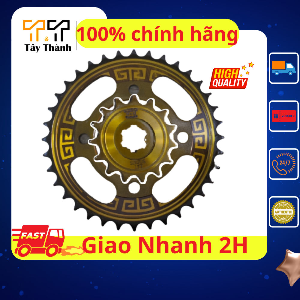 Nhông và dĩa Jupiter/Sirius- Tây Thành Shop chuyên nhông sên dĩa