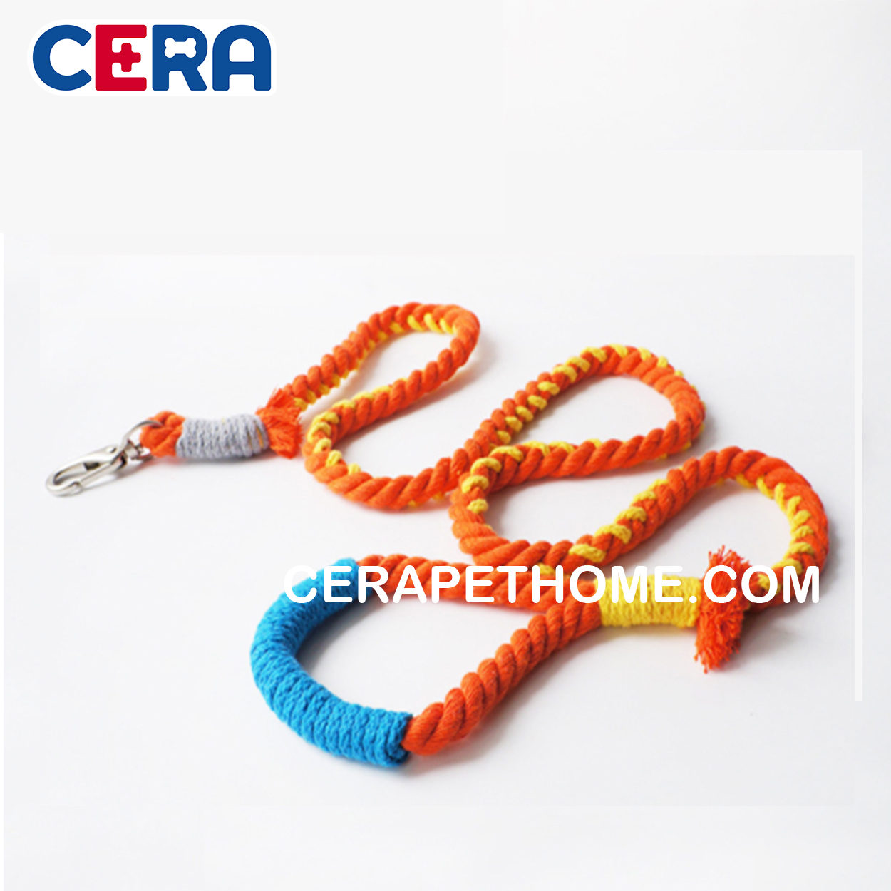 Dây thừng dắt chó nhiều màu - dây dắt 054