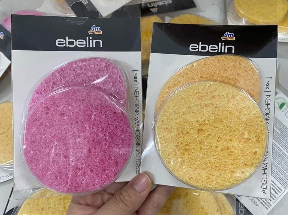 Miếng rửa mặt bọt biển Ebelin