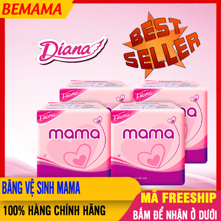 Băng vệ sinh mama thoải mái, êm ái, thấm hút - băng vệ sinh ban đêm, băng ve sinh cho mẹ sau sinh, bangvesinh, bvs, ta mama bemama - bang ve sinh mama - 8934755010163