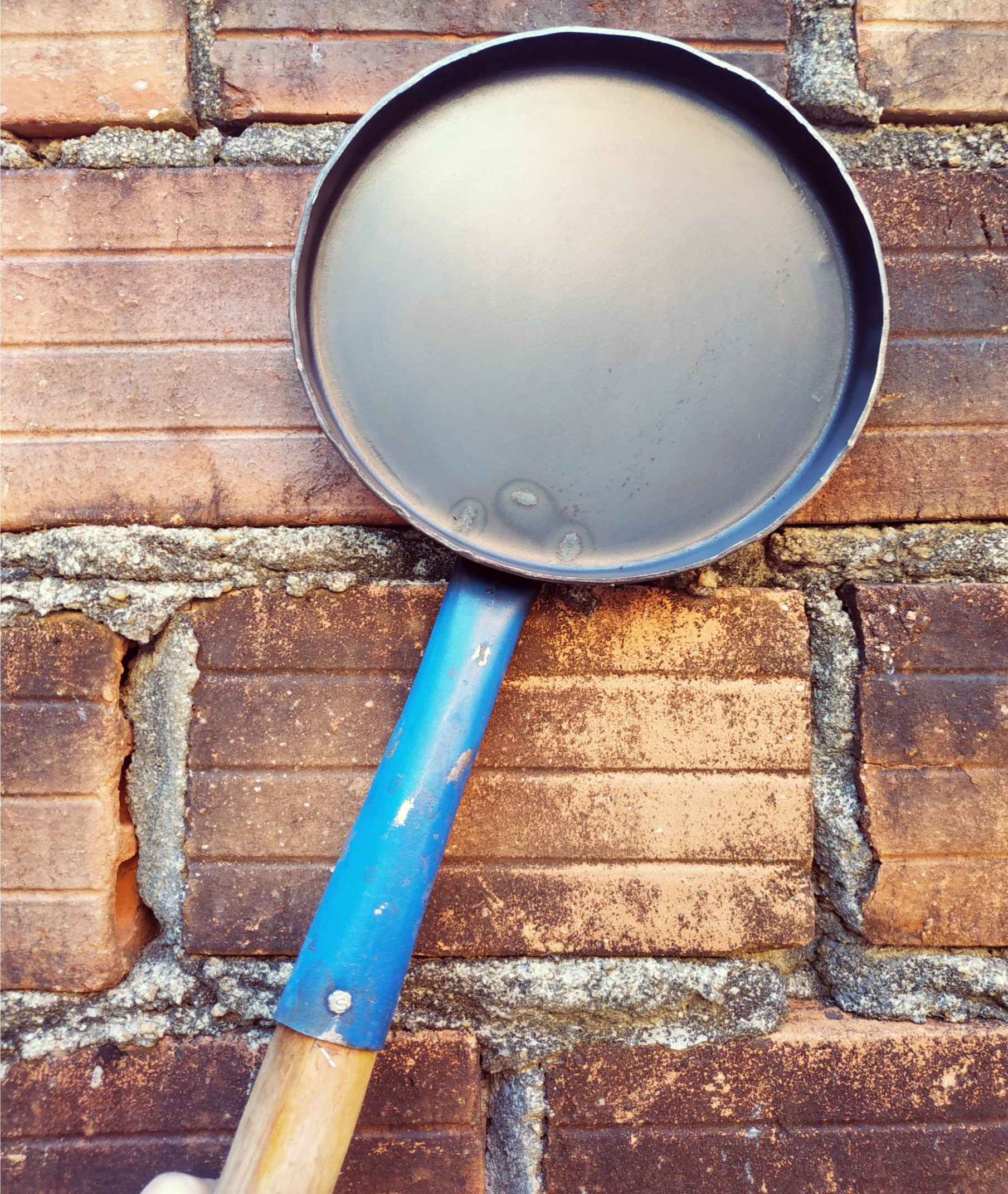 [GIÒN BÁNH, KHÔNG DÍNH] Loại 15.5cm DÀY ĐẶC BIỆT [CÁN GỖ như hình] Khuôn đúc bánh xèo miền Trung Bình Định