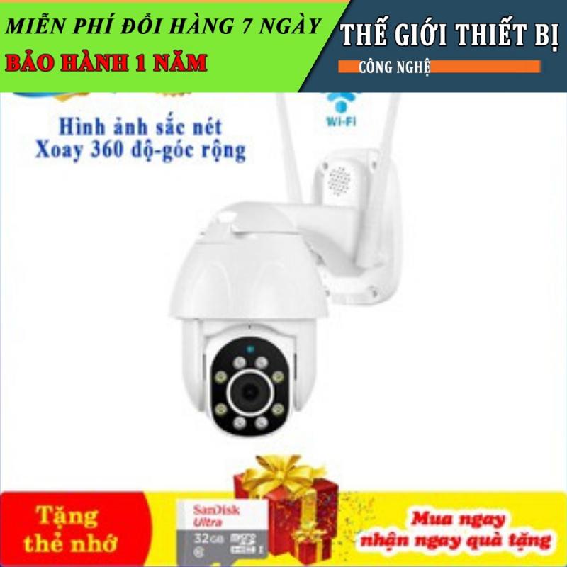 Camera ngoài trời p09 fullhd1080-2.0mpx xoay 360 động chống nước