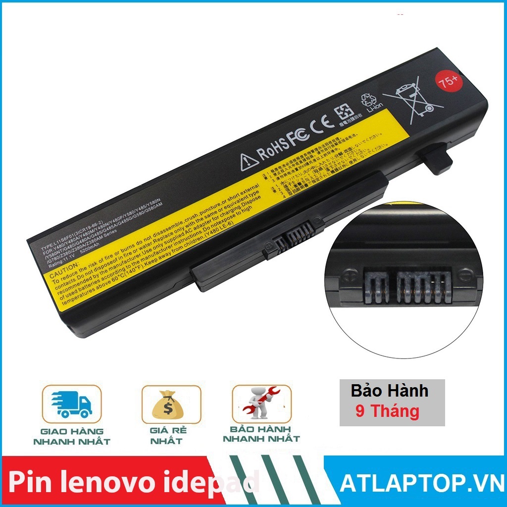 Pin laptop lenovo ideadpad y480 y480n y580 y580p z380 z480 z485 g480 g580 g585 g48