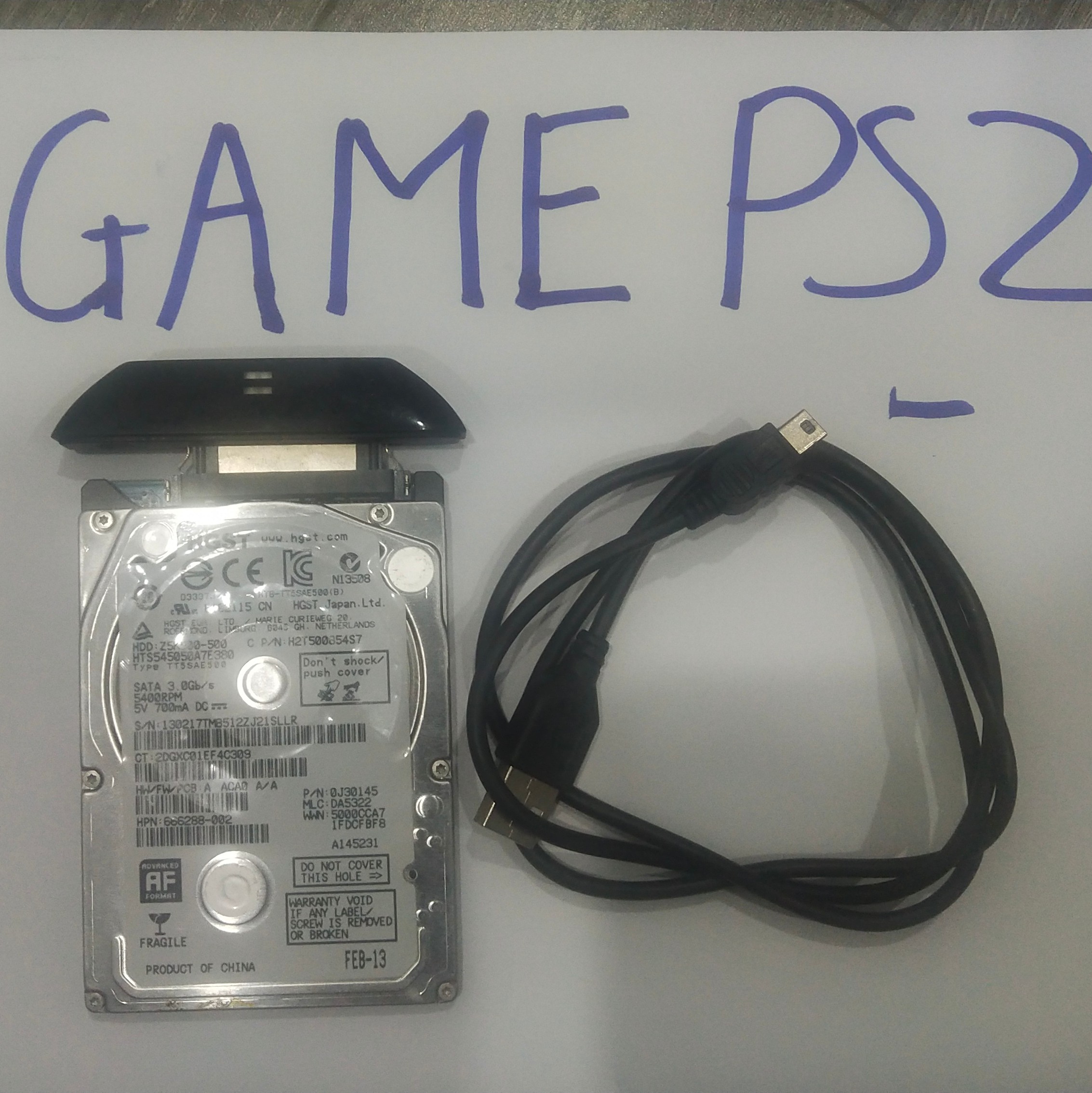 Ổ Cứng Máy PS2 (PLaystation 2) ổ cứng HDD hàng Nhật, Ổ Cứng Đã Chép Full GAME PS2, PS1, NES