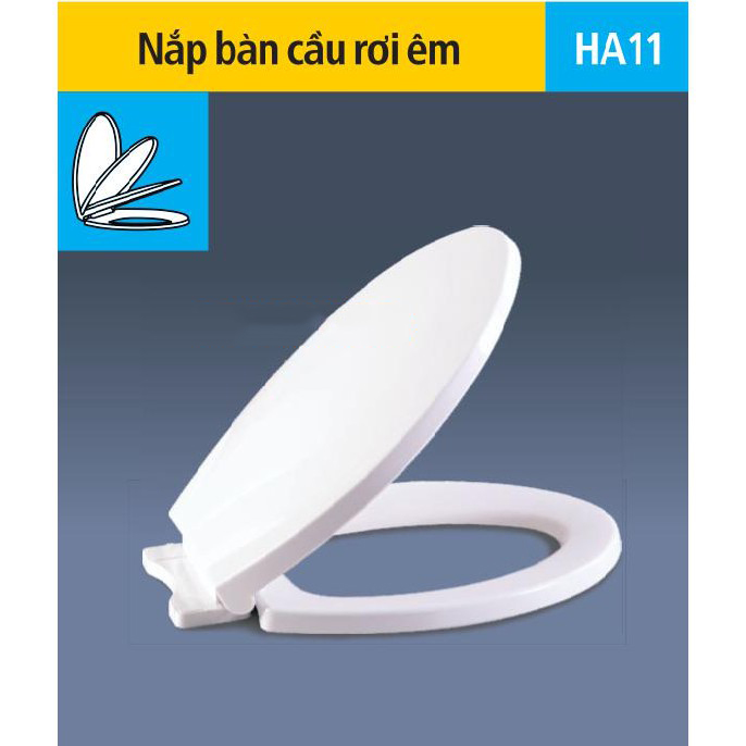Nắp bồn cầu rơi êm hùng anh ha11