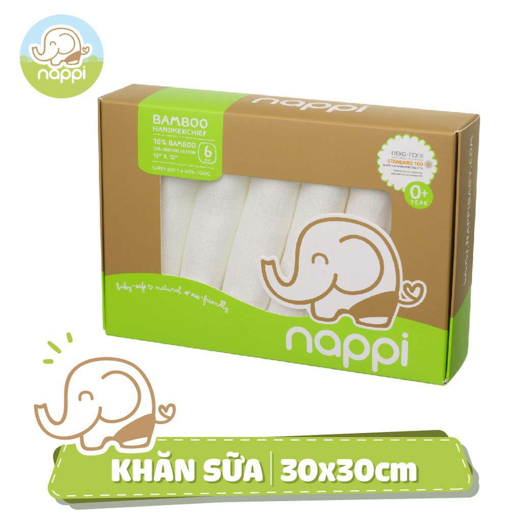 Khăn sữa sợi tre Nappi