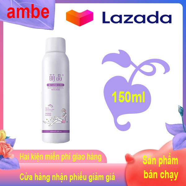 CHÍNH HÃNG 100% ]-Tẩy lông dạng bọt xịt cấp tốc không đau rát bubble- Chai triệt lông tạm thời, da mềm mượt, không gây đau