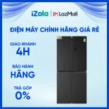 [GIAO TẠI HCM] Tủ lạnh Hitachi Inverter 466 lít Multi Door HR4N7522DSDXVN - Ngăn chuyển đổi đa năng Selectable Zone - Hộp đá xoay - Bảng điều khiển cảm ứng bên ngoài - Giao hàng miễn phí HCM