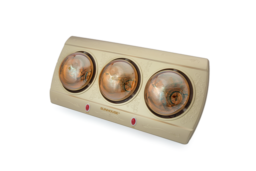 Đèn sưởi nhà tắm Sunhouse SHD3813 - Đèn sưởi 3 bóng - Sưởi điện nhà tắm - Bóng sưởi nhà tắm - Bảo hành 12 tháng
