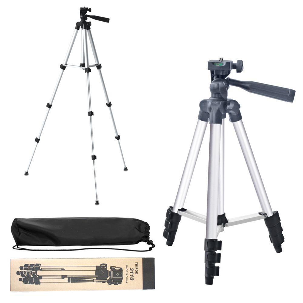 Giá Đỡ 3 Chân Chụp Hình Tripod 3110, giá đỡ 3 chân ,   giá đỡ livetream, kẹp điện thoại  đa năng, giá đỡ đèn led