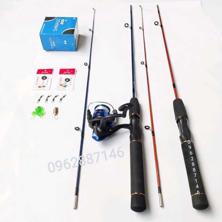 Bộ cần câu lure GW tải cá lớn - Cam kết bảo hành đổi trả trong 2 tuần đầu