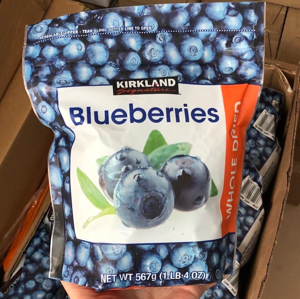 Việt Quất sấy khô Kirkland 567gr Mỹ - Date T3/2023