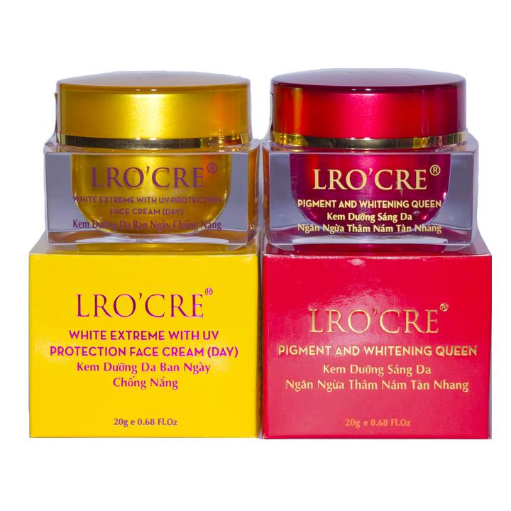 lro'cre Combo Kem Ngày Và Kem Bell giảm Nám Tàn Nhang