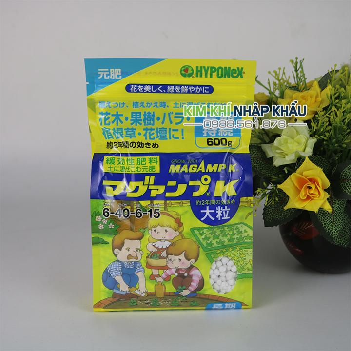 Phân bón dinh dưỡng tan chậm magampk 6-40-6-15 gói 600g