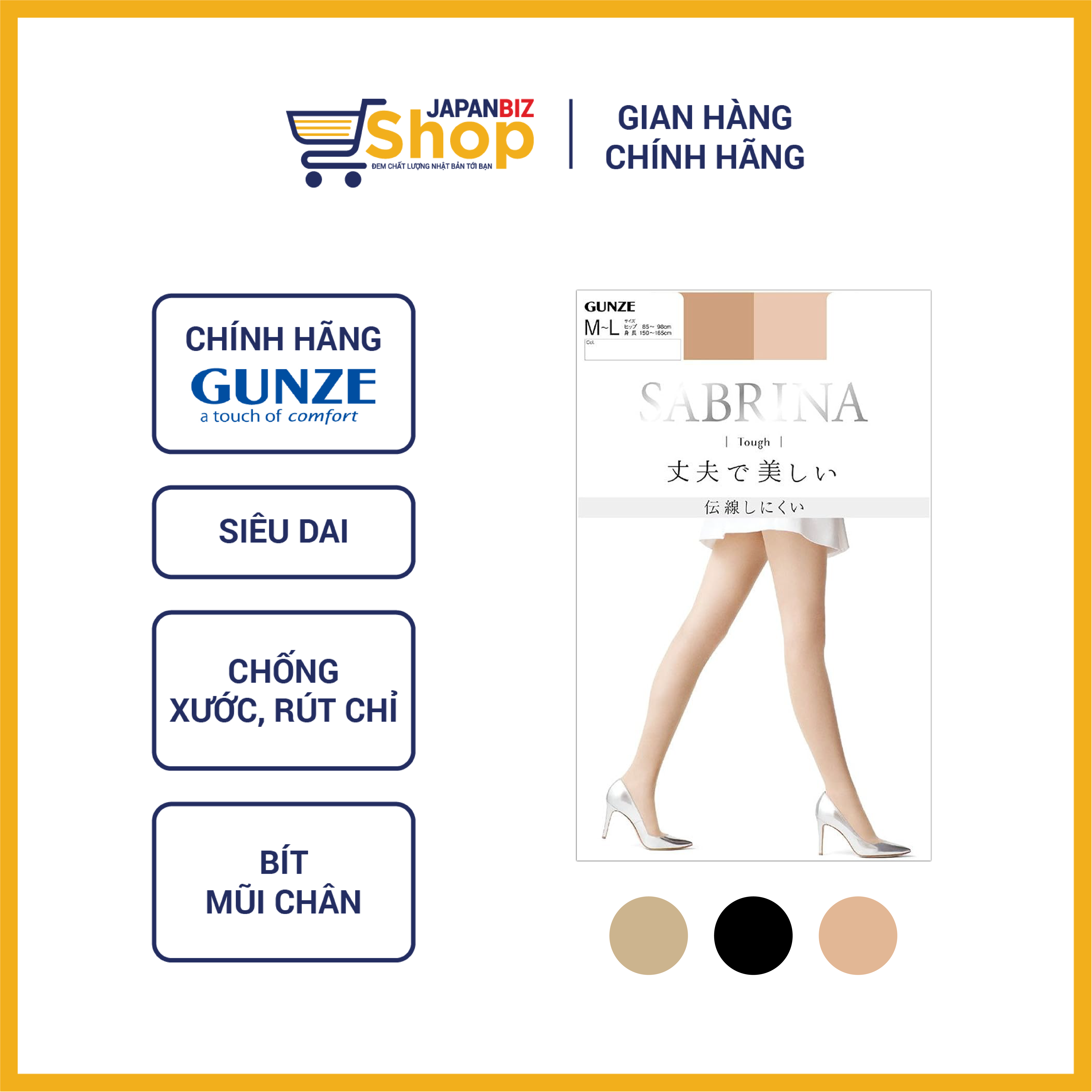 Quần tất Sabrina Tough Siêu dai chống xước thon gọn đùi