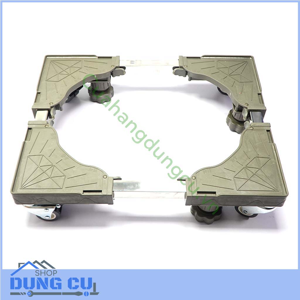Chân đế máy giặt, tủ lạnh 8 bánh xe kèm 4 chân đỡ cố định