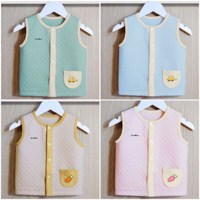 Gile trần bông Goodmama cho bé 0-9M