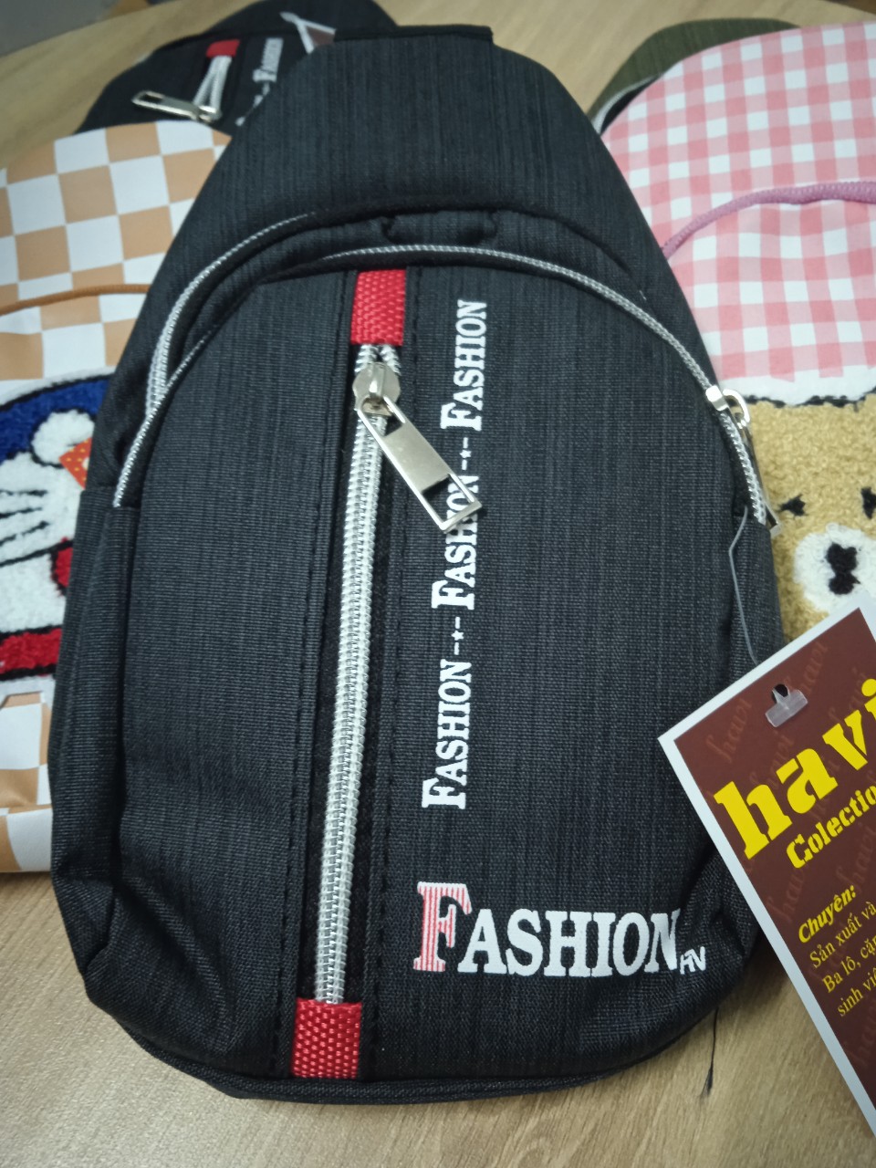 Túi đeo chéo vải bố fashion năng động