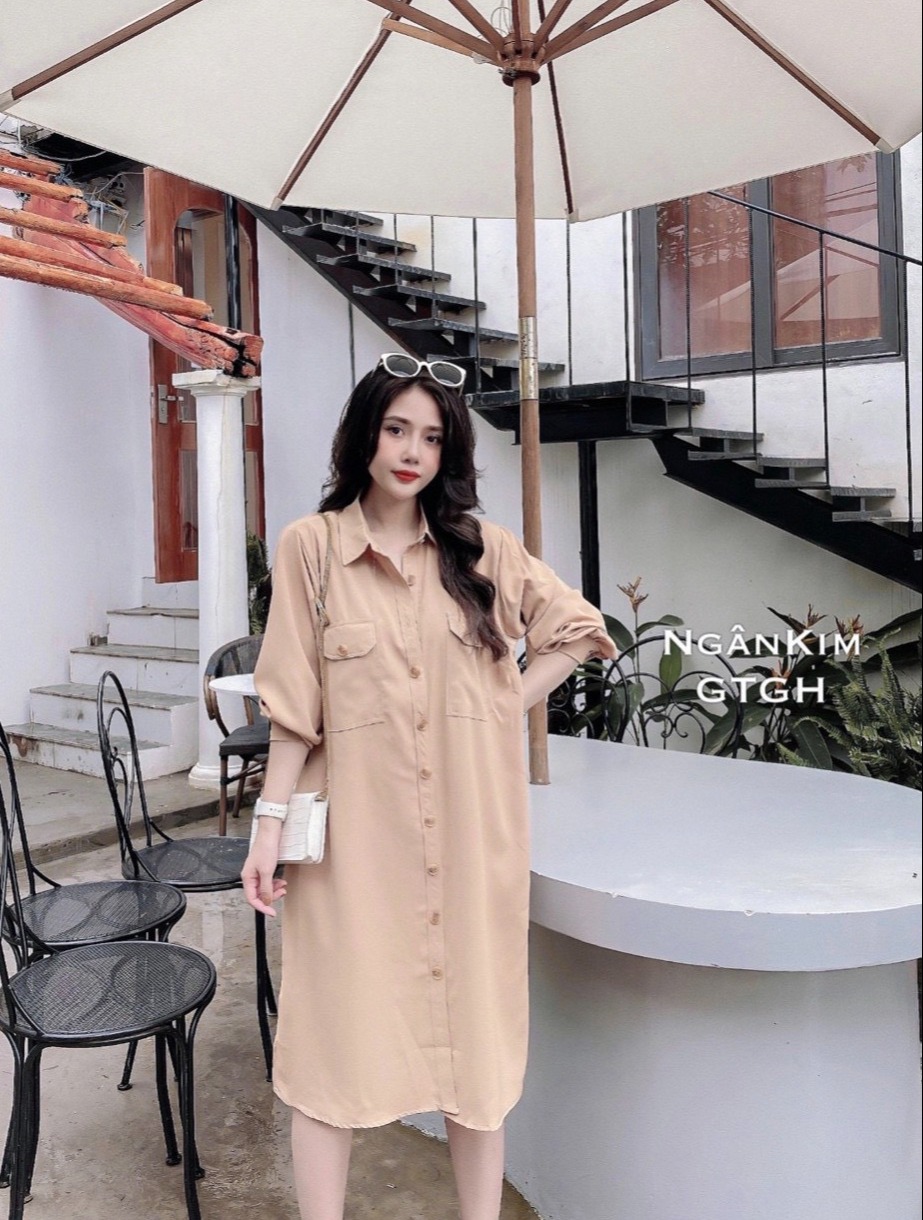 Đầm Hoa Nhí Dáng Tầng Babydoll - Váy Hoa Nhí Vintage Dáng Xòe Rộng Vải Tơ Mềm Mát Freesize, Mặc Bầu Thoải Mái Xinh