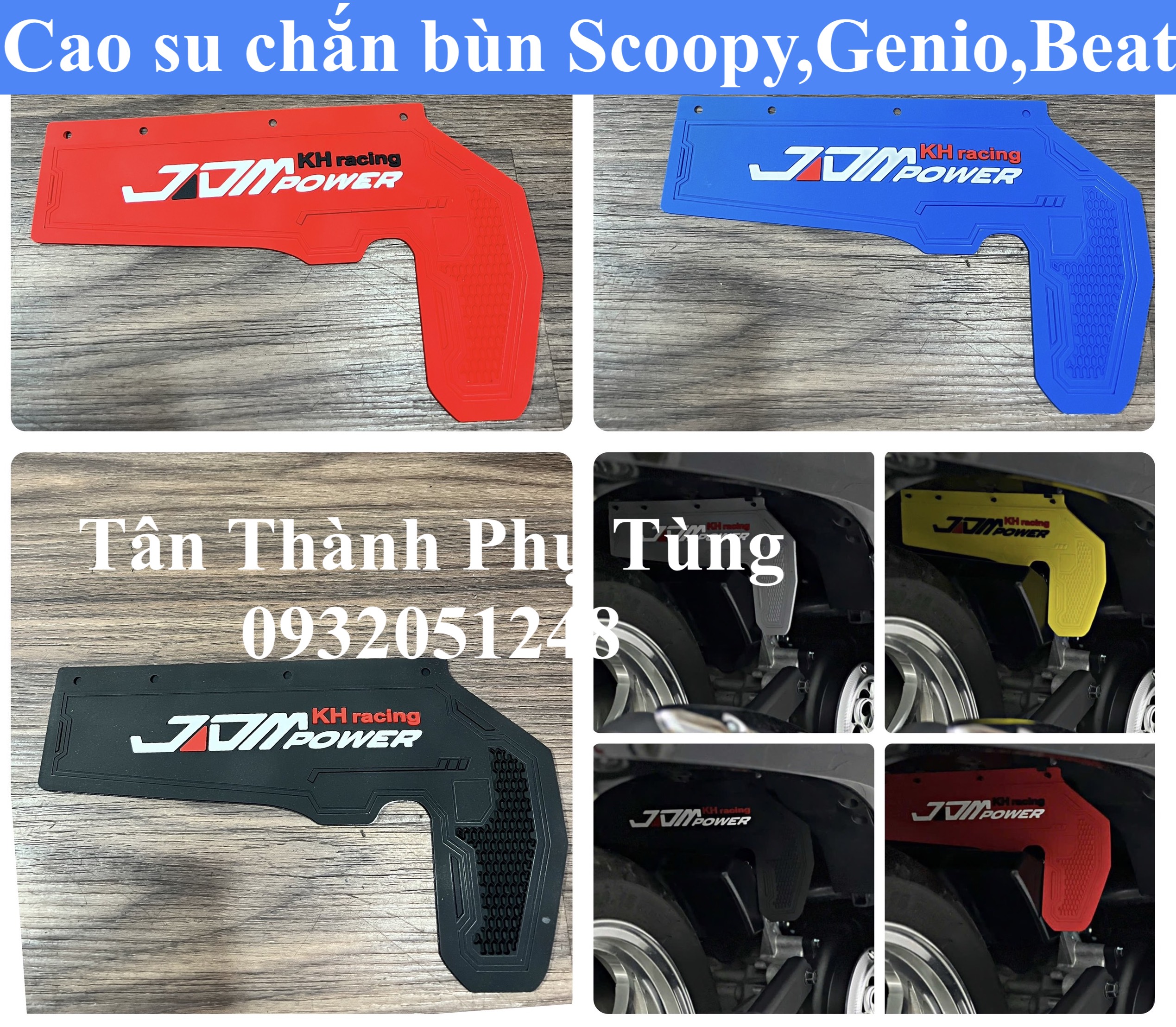 Cao su chắn bùn Scoopy, Genio, Beat 2021-2024