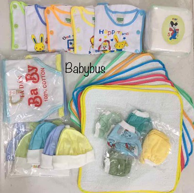 Combo 50 món đồ sơ sinh tặng 1 vòng dâu