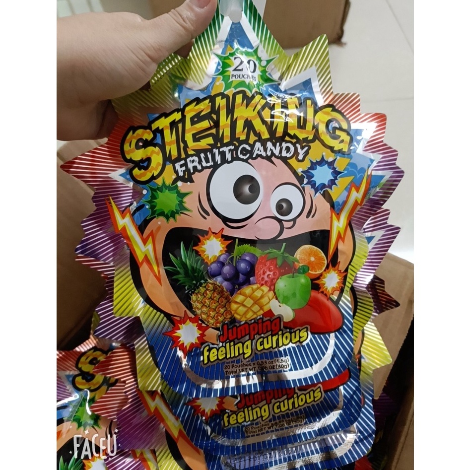 Kẹo nổ popping candy thái lan 30g mix vị