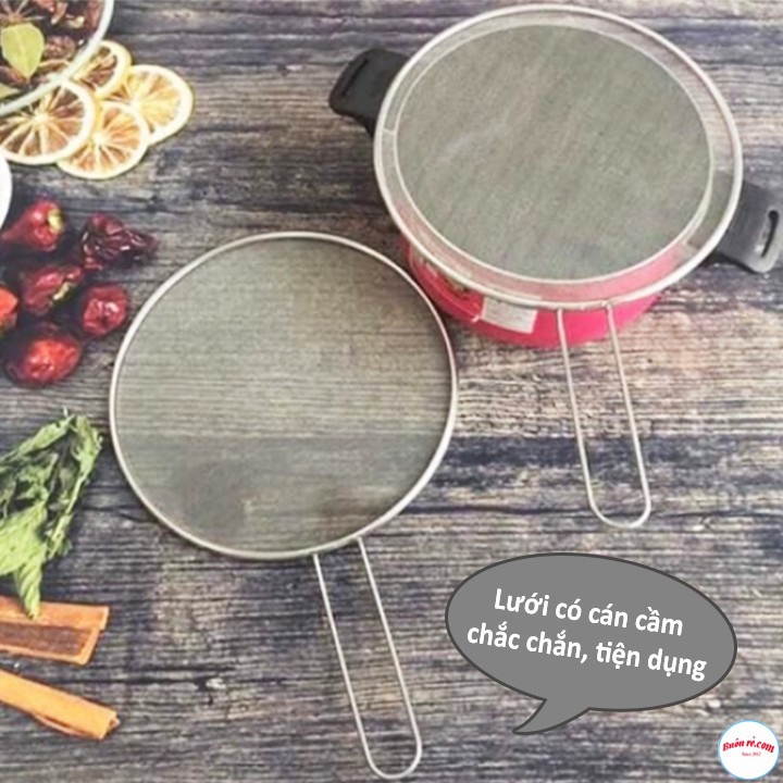 Tấm chắn dầu mờ, tấm lọc dầu mỡ, lưới lọc dầu mỡ, Lưới chắn dầu mỡ, Nắp Vung Lưới Chắn Dầu Mỡ,Chất liệu Inox - Dụng cụ nhà bếp