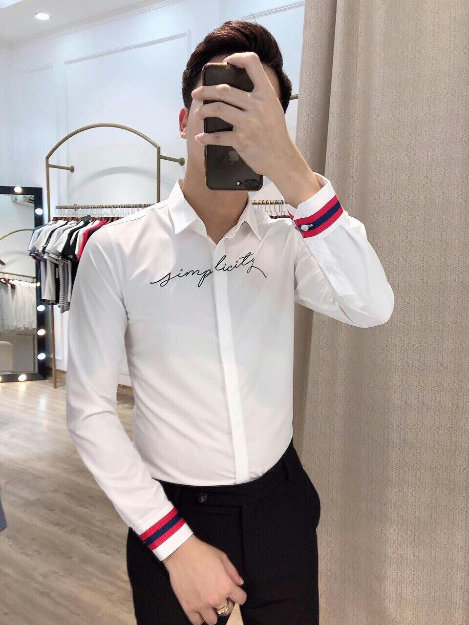 [HCM]ÁO SƠ MI NAM THÊU CHỮ KÝ BAO ĐẸP Y HÌNH SIÊU CHẤT