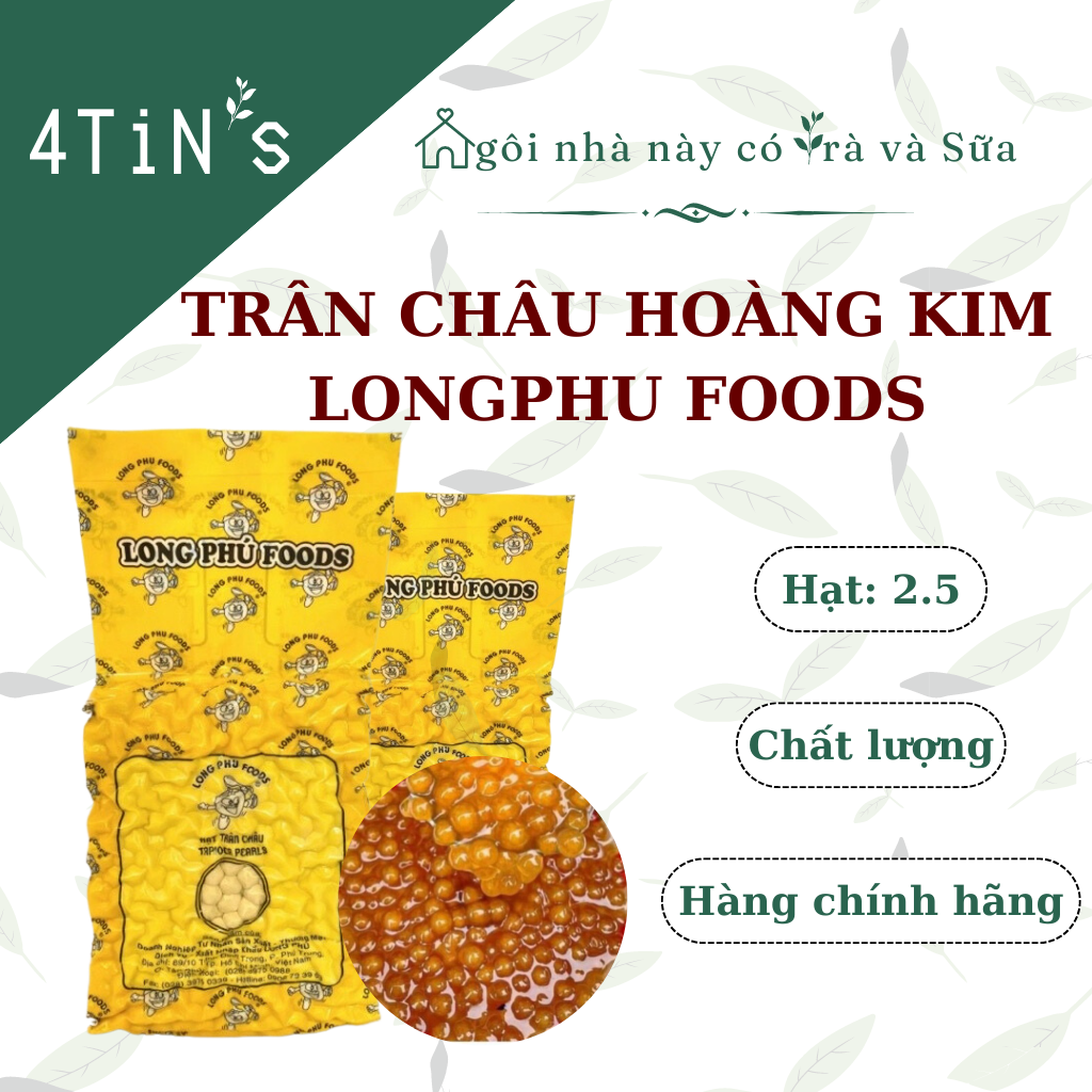 Trân Châu Hoàng Kim Long Phú Foods Chiết lẻ