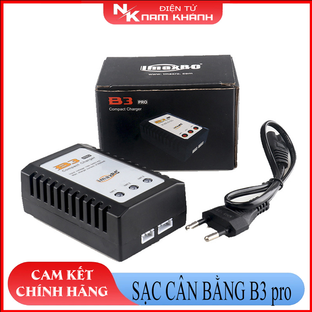 Sạc cân bằng bmax b3 pro, sạc pin lithium 2s-3s cho máy bay mô hình, flycam, đồ chơi - sạc pin lipo 2s và 3s imax rc